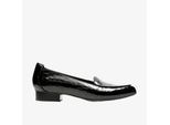Keesha Luca Schwarz Lack/Krokodil Schuhe