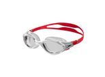 Speedo Heren Biofuse zwembril (Rood/Zilver/Clear)