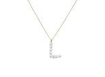 Luxenter Alphabet 925 Sterling Silber Anhänger
