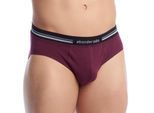 Atmungsaktiver Herren-Slip mit anatomischer Vorderseite aus Stoff A077H