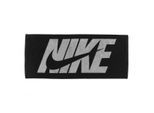 Nike Graphic Print Jacquard Handdoek (Zwart/Wit)