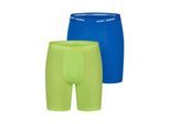 Happy Shorts Heren Retro Boxer Neon Lang 2-Pack Retro korte broeken, vintage boxers,