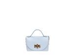 Anna Luchini Turquoise Rundleer Tas