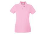 Fruit of the Loom Dames/Dames Lady Fit Poloshirt met korte mouwen (Baby Roze)
