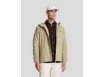 Lyle & Scott Branded Sage Unifrom korte groene lichtgewicht jas met capuchon