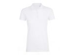 SOLS Damen/Damen Phoenix Kurzarm-Pique-Poloshirt (Weiß)
