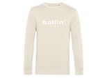 Basic Sweater von Ballin Est. 2013 in der farbe Beige und in größe M.