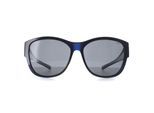 INVU Round Womens Transparent Blau Blau Polarisiert E2102
