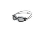 Speedo Unisex zwembril Hydropulse Smoke voor volwassenen (Wit/olifantgrijs/rook)