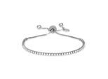 Luxenter 925 Sterling Silber Armband mit rhodinierten glänzenden Zirkonia - Kileh