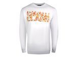 Cavalli Class Fire Logo Design Weies Sweatshirt