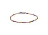 Luxenter Armband aus mehrfarbigem Kristall mit 18 Karat Gelbgold-Finish – Faxo