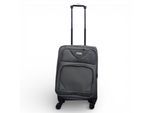 Softshell lichtgewicht grijs nylon 4-wiel reiskoffer Vakantie Cabin Koffer