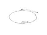 Luxenter Armband mit Silberfinish – Alphabet