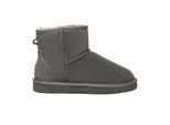 EVER AU Damen Leder Kurzstiefel - Ostrich