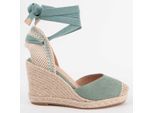 Montevita Espadrilles Met Een Sleehak Balenci8 Groen
