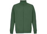 SOLS Unisex Cooper Sweat Jacket met volledige rits voor volwassenen (Fles groen)