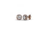 Cushy Ohrringe - Rose Gold und Kristall