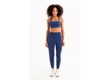 JUSTEVER High Waist Elastic Pocket Relaxed Cut Slimming Jogger Navy Blue Women's Sweatpants - Beat