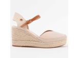 Montevita Espadrilles Met Sleehak Esparteo2 Beige