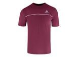 Aquascutum Heren T-shirt met Piping Detail (Rood)