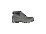 6520 Graue Midtop-Stiefel