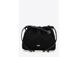 Wittchen Dames Bucket Bag met Trekkoorden, Zwart Polyester