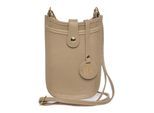 Isabella Rhea Beige Rundleer Tas