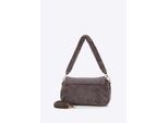 Wittchen Dames Messenger Bag met Bont Taupe Polyester