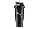 Puma Shakerfles 600 ml met logo (Zwart)