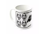 Star Wars Uitdrukkingen van een Stormtrooper mok (Wit/zwart)