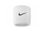 Nike Unisex Volwassenen Swoosh Polsband (Set van 2) (Wit)