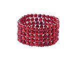 Armband 5 Reihen aus echten Süßwasserperlen - 4 mm