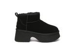 EVER AU Australien Damen Nicobar 3-Wege-Stil Plattform Mid Stiefel