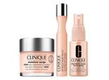 CLINIQUE MOISTURE SURGE SET: SERUM FÜR AUGENENTÖPFUNG 15ML + CREME 100H AUTO-REGENERIERENDER FEUCHTIGKEITSSPENDER CREME 75ML + MOISTURE SURGE GESICHTSSPRAY 30ML