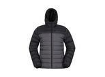 Mountain Warehouse Heren Seasons II Camo Gewatteerde Jas (Grijs)
