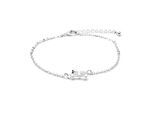 Luxenter Armband mit Silberfinish – Alphabet