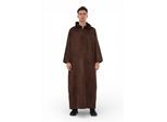 Heren Eid Bruin Marokkaanse Jubba Robe Ramadan Eid Thobe met capuchon - HM12