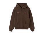 Noem me geen baby Hoodie Geborsteld Oversize Bruin SUPERB vrouw