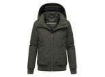 Marikoo dames winterjas Mooni 16 in bomberstijl met capuchon