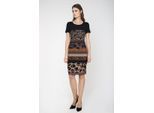 Jurk met korte mouwen en print
