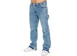 Enzo Milano | Herren Jeans mit geteiltem Saum