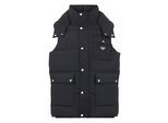 Nylon Puffer Vest Gothic Plein