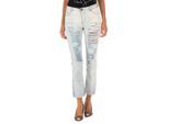 Lange Denim-Hose mit geradem Saum 10DB50255 woman