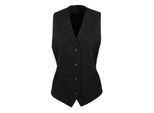Premier Vrouwen/Dames Gevoerde Waistcoat (Zwart)