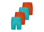 Happy Shorts Heren Retro Boxer Neon Lang 4-Pack Retro korte broeken, vintage boxers,