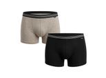 Verpakking van 2 Heren Elastische Katoenen Boxers D6578