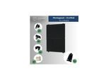 venturama Solar EvoWall Wandmontage Komplettset BlackLine - Für 2 PV-Module