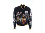 Dolce & Gabbana Mannen Zwart JAAR VAN HET VIJG Bomberjack