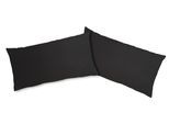 Kissenbezug OTTO HOME "Desner", schwarz, B:40cm L:80cm, Microfaser, Obermaterial: 100% Polyester, Kissenbezüge, Kissenbezug, Kissenhülle